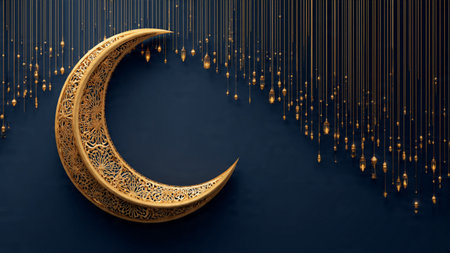 Premium Ramadan background suitable for greeting cards and posters.の写真素材