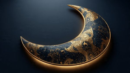 Elegant Ramadan background suitable for commercial designs.の写真素材