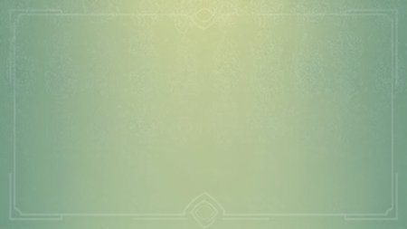 Green background with vintage ornament and space for text. Vector illustration.の写真素材