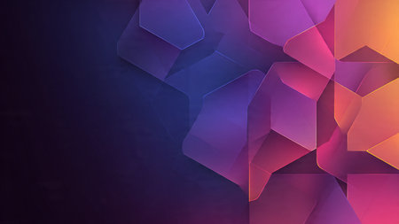 Abstract colorful polygonal background. Vector illustration for your design.