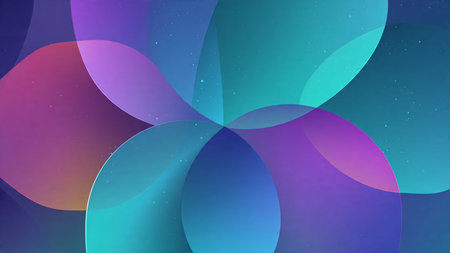 Abstract background with colorful circles. Vector illustration. Eps 10 file.