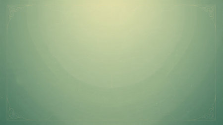 Green abstract background with white frame and space for your text or image