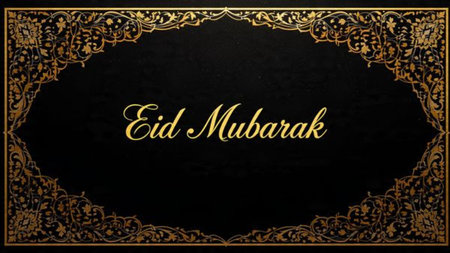 Illustration of a vintage background with golden ornament