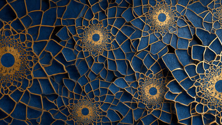 3d illustration of abstract geometric composition,digital art works. Computer generated image.