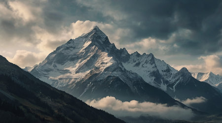 Secluded island surrounded by calm blue waters.の写真素材