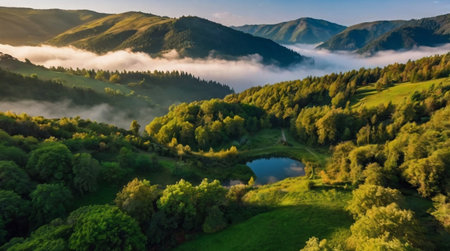 Snowy peaks glowing under pink twilight sky.の写真素材