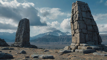 Scenic rice terraces layered across green hills.の写真素材