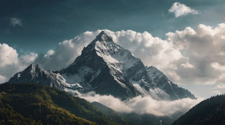 Golden canyon walls shining in evening light.の写真素材
