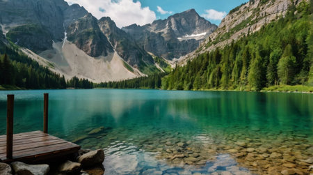 Rolling farmland illuminated by soft sunlight.の写真素材