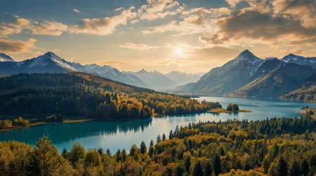 Rocky cliffside overlooking deep blue sea.の写真素材