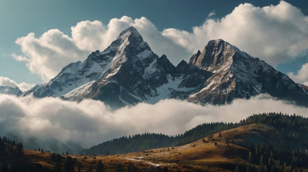 Northern lights dancing across the starry night sky.の写真素材