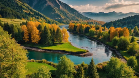 A hidden waterfall deep inside dense rainforest.の写真素材