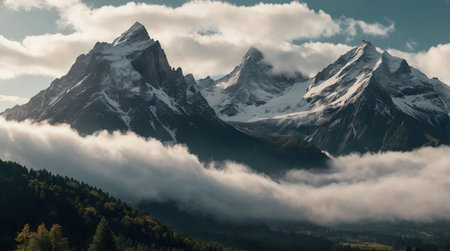 Ocean waves crashing against rocky shore cliffs.の写真素材