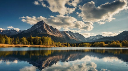 Tropical island paradise with palm trees and crystal clear water.の写真素材