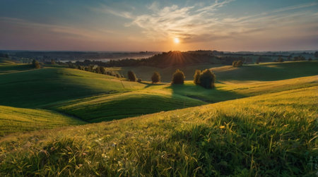 Bright summer day at a tropical island beach.の写真素材