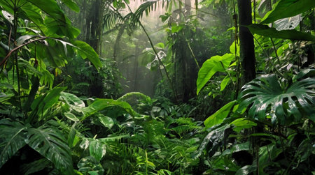 Tropical rainforest in Costa Rica