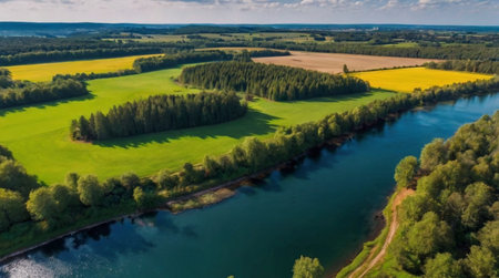 A stunning natural landscape filled with beauty and tranquility.