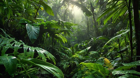 Tropical rainforest in Central America