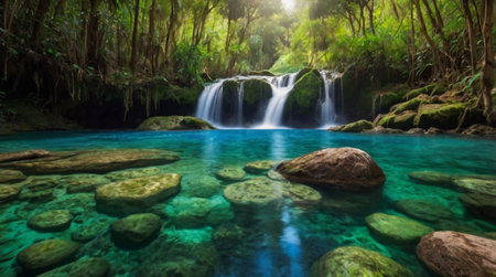 Erawan Waterfall, Kanchanaburi province, Thailand