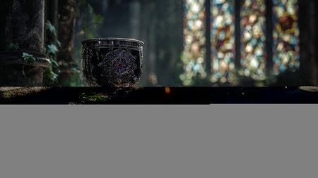 Sacred objects in the Church of the Holy Sepulchre