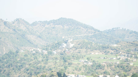 mountain view at chiangmai province, thailand.