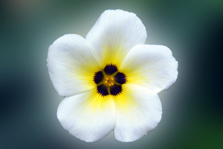White flower plant in the gardenの写真素材
