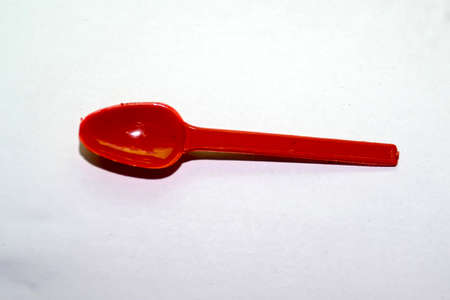 plastic spoonの写真素材