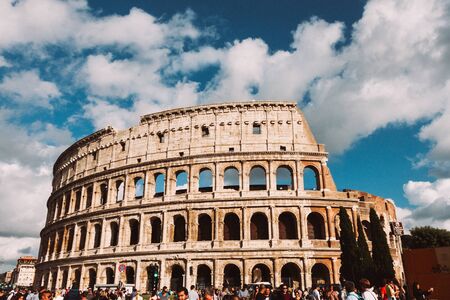 Rome, Italy, ColosseumÂ orÂ Coliseumの写真素材