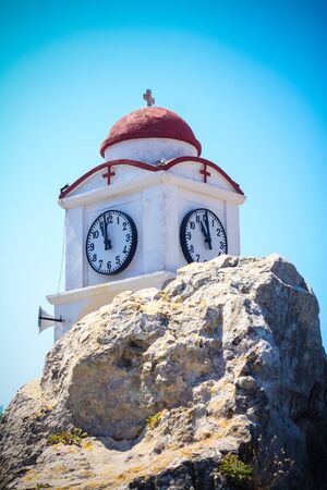 Agios Nikolaos Church and Clock Tower, Skiathos Greece
