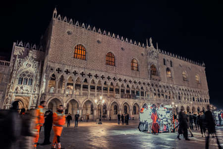 Doge`s Palace in Venice, Italyのeditorial素材