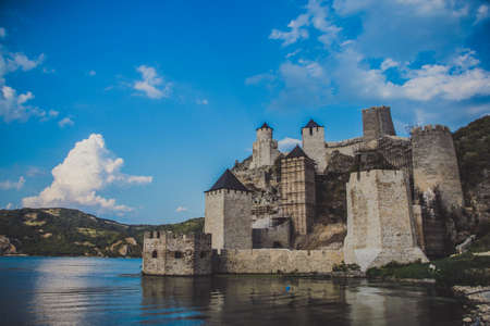 Golubac Fortress (GolubaÄka tvrÄava) Serbiaのeditorial素材