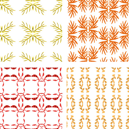 Floral watercolor vector. Seamless abstract hand-drawn  pattern.Bright background.のイラスト素材