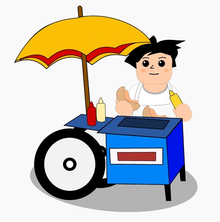 Fast foodのイラスト素材