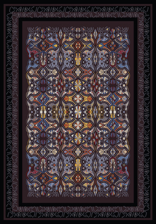 Abstract Carpet Designのイラスト素材