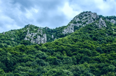 mountains, cloudの写真素材