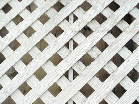 Close up the white wood of lath wall, background and texture.whiteの写真素材