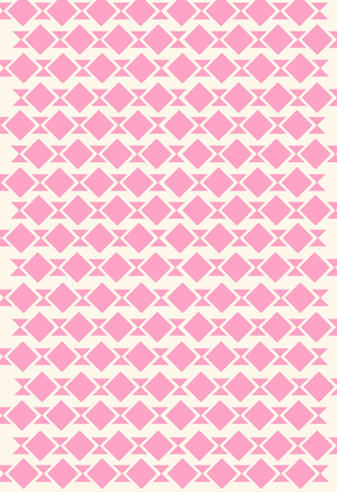 Harlequin of diamond shaped on strip of ribbon, pink color pattern, background.の写真素材
