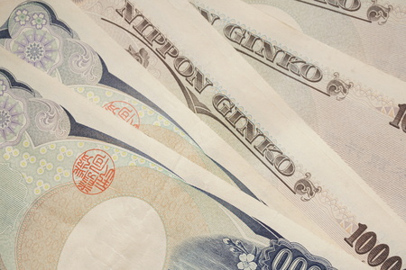 Japanese Yens bill.の写真素材