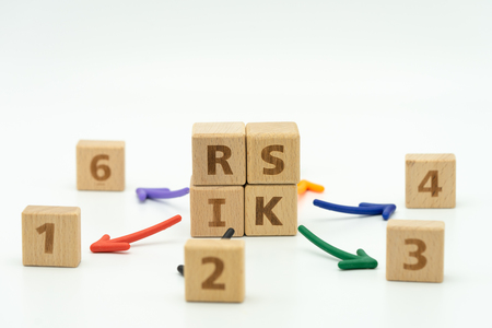 Risk of Avoiding Risk The concept of risk diversification of a business or organization. For the unexpected. as background business concept and strategy concept with copy space.の写真素材