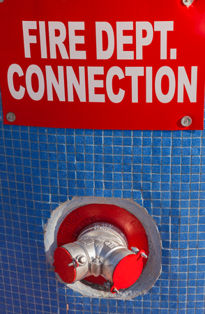 Fire Department Connection - fire hydrantの写真素材
