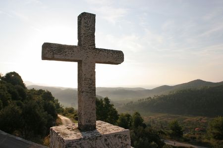 Christian crossの写真素材