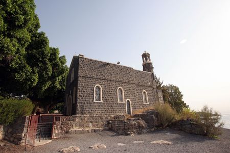 Church of the Primacy of Peter, Tabgha, Israelの写真素材
