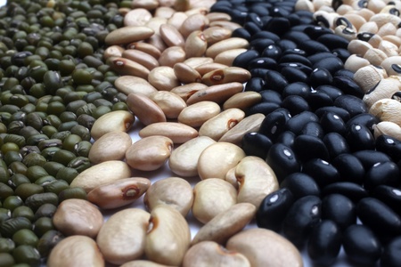 Various beans close upの写真素材