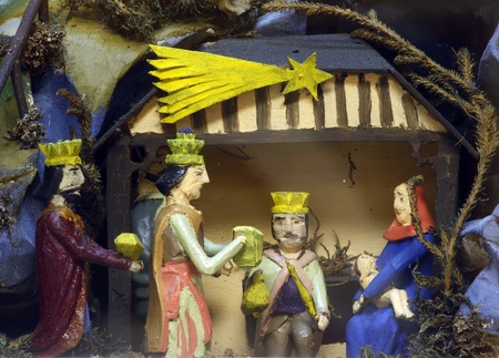JASTREBARSKO, CROATIA - DEC 17: Exhibition of Christmas mangers on Dec 17, 2011 in Jastrebarsko, Croatiaのeditorial素材
