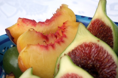 Figs and Peachの写真素材