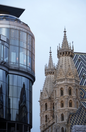 St  Stephens Cathedral in Viennaの写真素材