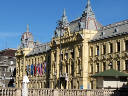 Architecture of Zagreb, Croatiaのeditorial素材