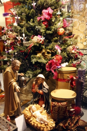 Nativity scene from Vienna shopのeditorial素材
