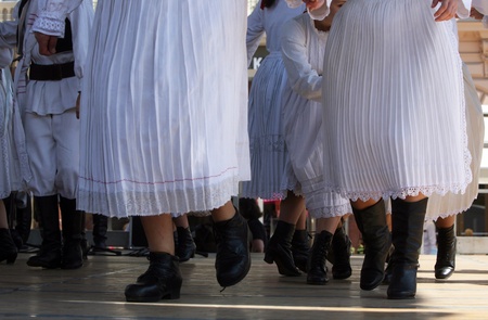 ZAGREB,CROATIA - JULY 17  Members of folk groups Sloga from Veliko Trgovisce in Croatia national...
