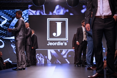 Model walks the runway at Jordies collection presentation on  Wedding days  show, October 04, 2013 in Zagreb, Croatia  のeditorial素材